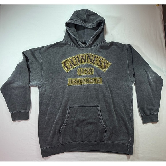 Guinness Other - Guinness Official Merchandise Mens XL Gray Faded Pullover Hoodie 1759 Trademark